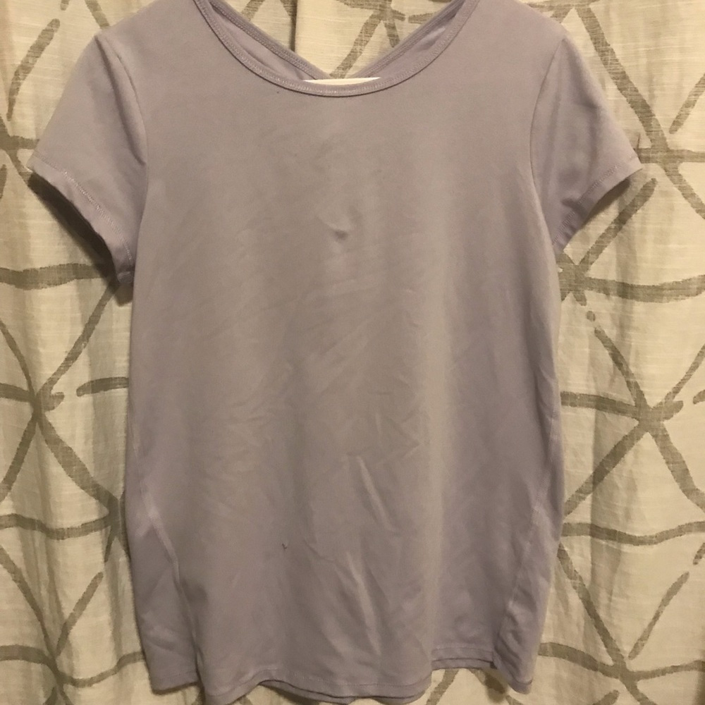 All in motion: kids large light purple athletic shirt